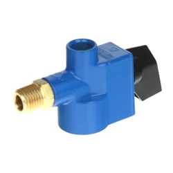 Adapter FLT do butli wózka widłowego 22 mm / click-on na 1/4" 18 NPT / 90°