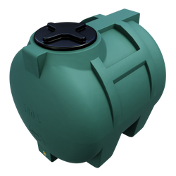 Pojemnik na płyny z niskim środkiem ciężkości 150 l UHPLAST zielony