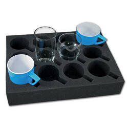 Foam cup retainer/protector
