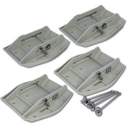 4 XXL anti-deepening bases for feet