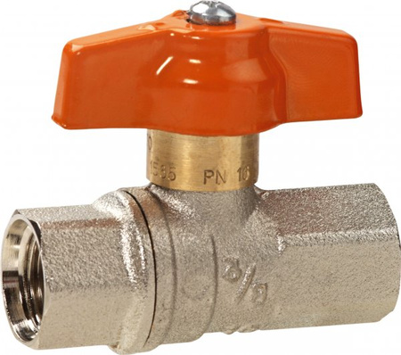 Zawór kulowy Rp 1/2 wew. x Rp. 1/2 wew. mosiężny