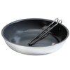Patelnia Bugaboo CERAMICZNA 25cm srebrna 7,2cm wysokości