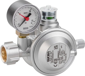 Reduktor niskiego ciśnienia 1,5 kg/h 50 mbar KLF x G1/4LH-KN UEDS z man. SV