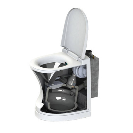 Cinderella Travel Refurbished - przyjazna dla środowiska toaleta na gaz do kamperów, łodzi, przyczep kempingowych.