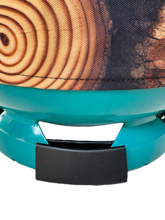 Cover for a 11kg WOOD gas cylinder GalloNero