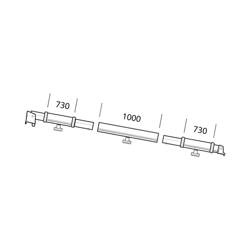 Profil mocujący do namiotów Thule Residence/Panorama 8000, lewy