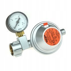 GOK Reduktor 50mb KLF x 1/4 LH PRV z manometrem