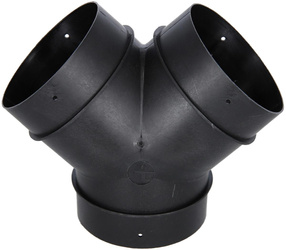 Trójnik Truma Y, 65/72 mm, czarny