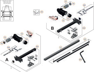 Zestaw małych części do pomocy manewrowej Go2 RH2 od 07.2017 do 02.2021