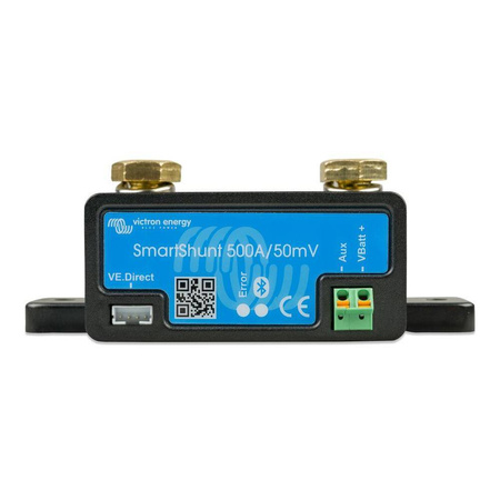 Victron SmartShunt 500 A monitor akumulatora, bocznik 50 mV, Bluetooth i VE.Direct