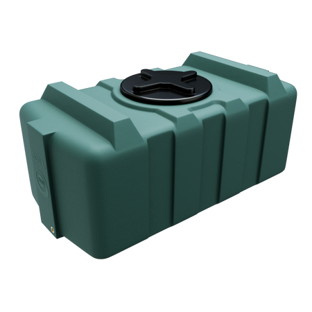 Prostokątny lekki pojemnik 300 l UHPLAST zielony