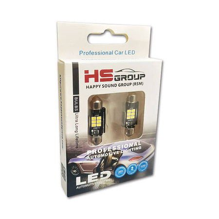 C5W bulb with 9 LEDs - 14 x 36 mm
