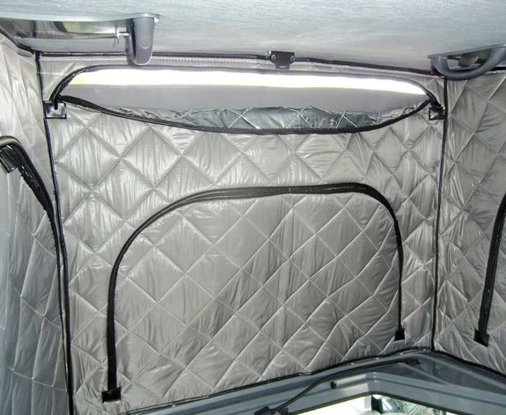 Carbest termoizolacja miechów dachu sypialnego VW T5/T6 California