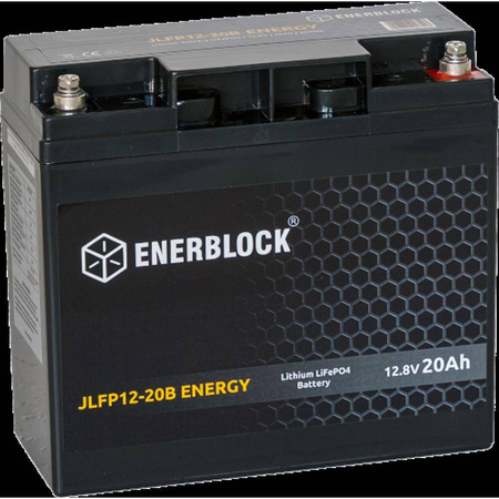 Akumulatory Enerblock LiFePO4 LITHIUM ENERGY Seria JLFP 12,8V, 20AH