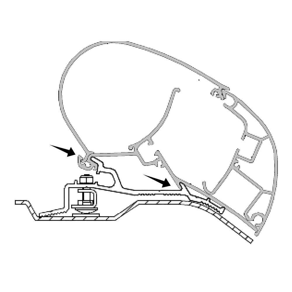 Adapter Dometic do Fiata Ducato 3,25m X250/X290 2006-