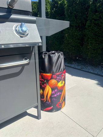 Cover for a 11kg VEGE gas cylinder GalloNero