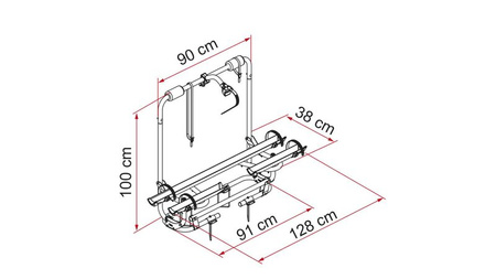 CARAVAN XL A PRO 300 - Głęboka czerń