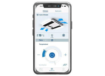 Klimatyzacja dachowa Eberspächer Breezonic Performance Plus HP - 3500 W chłodzenia, 3600 W grzania, R32, 230 V, otwór 40 x 40 cm