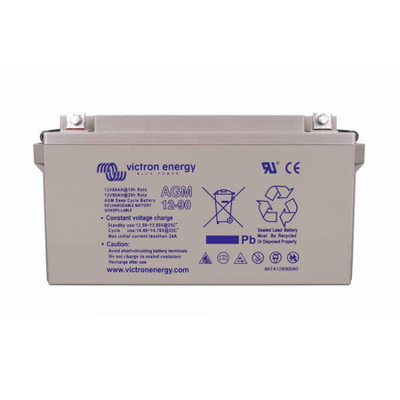 12V/90Ah AGM Deep Cycle Battery 400 / 130