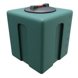 Prostokątny pojemnik na płyny 60 litrów do transportu zielony