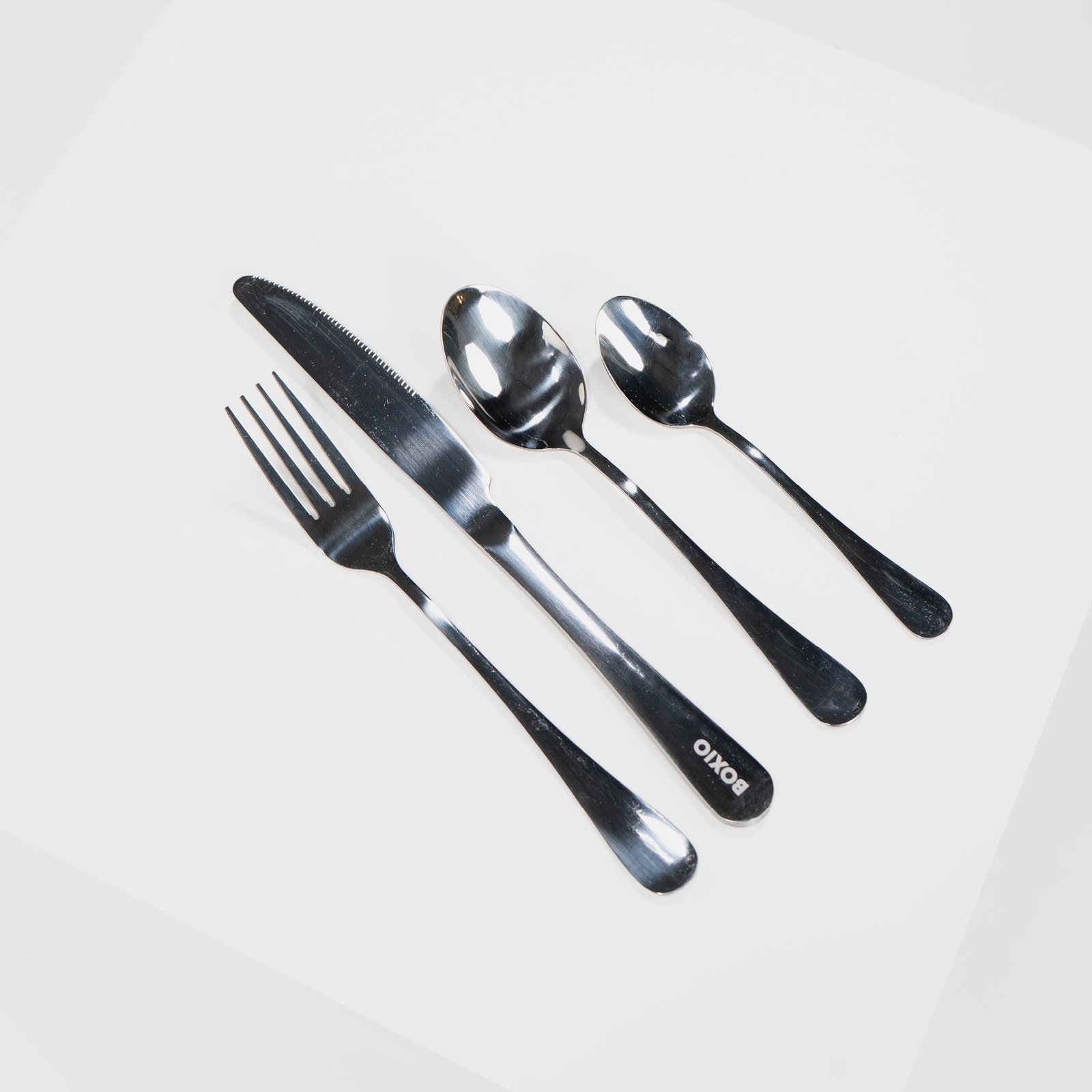 Sztućce kempingowe BOXIO EAT ze stali