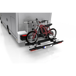 Sawiko Vario bagażnik aluminiowy na 1 motocykl lub skuter z oświetleniem LED