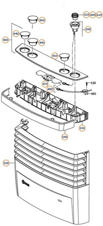 Pokrowiec do S-5004, perłowo-szary