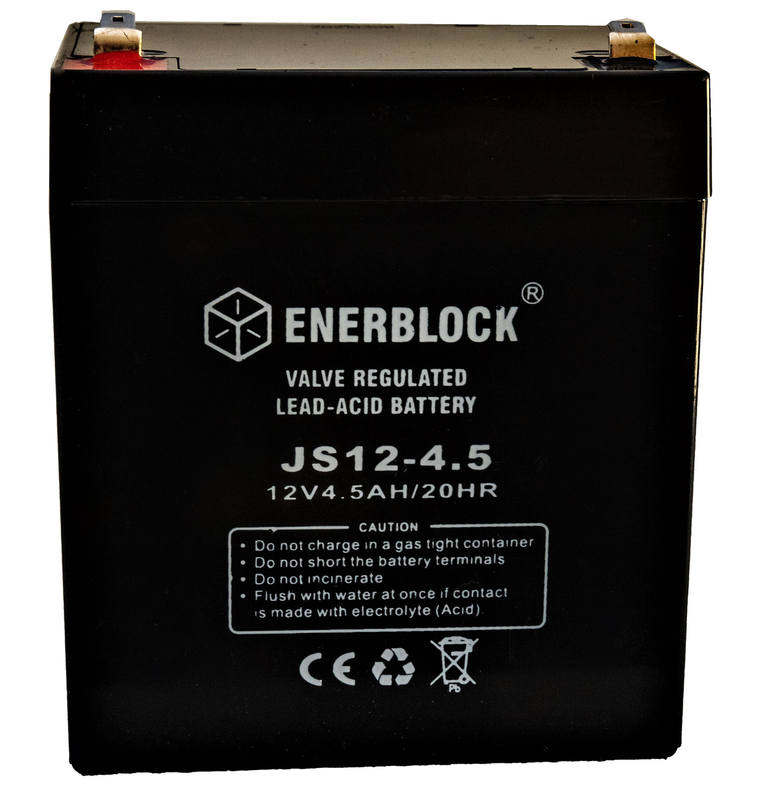 Akumulator kwasowo-ołowiowy ENERBLOCK AGM 12V, 4.5AH Seria JS