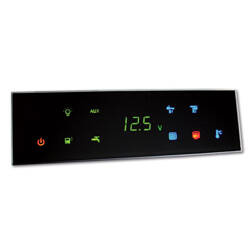 Panel kontrolny kampera przyczepy Nordelettronica Touch OLED