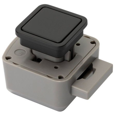 Zamek wciskany Confurn R-EVOLUTION Square CV czarny matt