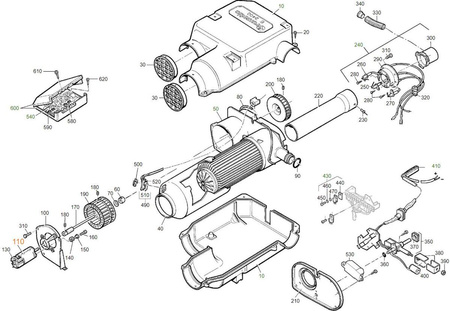 Silnik prądu stałego 24 V do grzejnika E 2400