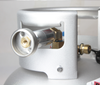 GasBank Adapter Dish z zaworem zwrotnym i filtrem 3/4" UNF JIC - butle GasBank Multi, Alugas