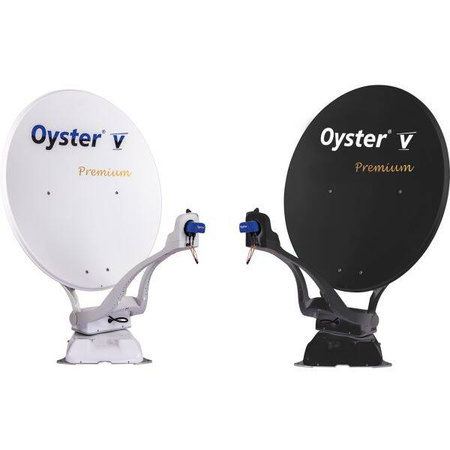 System satelitarny Oyster® V Premium, z konwerterem LNB Twin, antracyt