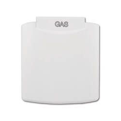 Biała pokrywa zewnętrznego wlotu gazu