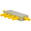 Blok dystrybucji wody ø10mm LILIE WeißGELB® - 6 króćców