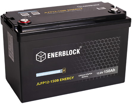 Enerblock Akumulator LiFePO4 JLFP 12,8 V 150 Ah - BMS, LCD