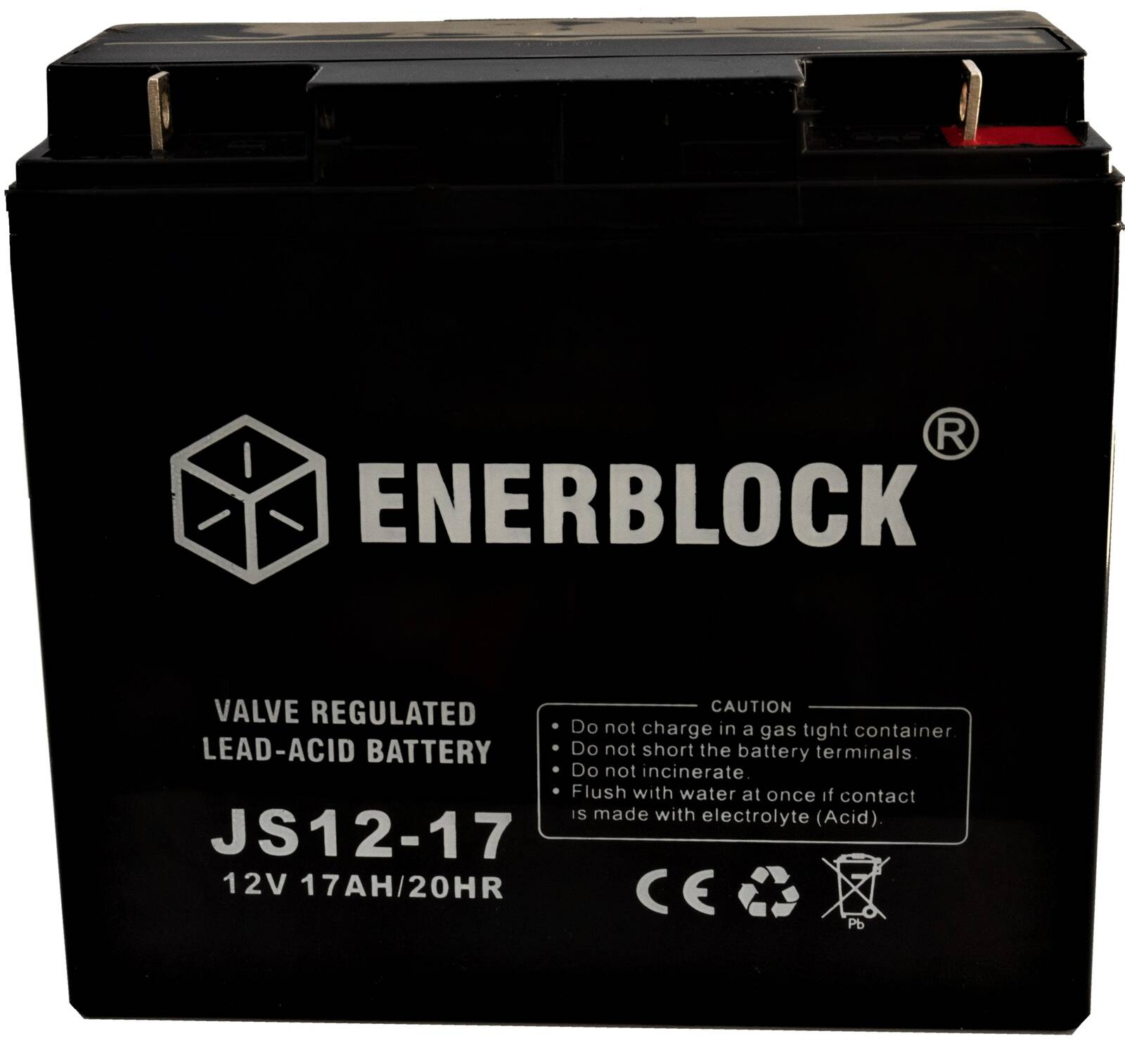 Akumulator kwasowo-ołowiowy ENERBLOCK AGM 12V, 17AH Seria JS