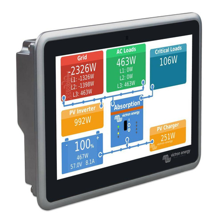 Victron Ekrano GX centrum monitoringu z ekranem dotykowym 7 cali