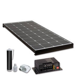 Czarny B. Panel 170 W + kontroler MPPT