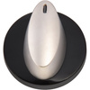 Can Control Knob for Stoves Black/Chrome