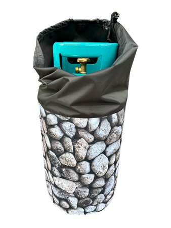 Cover for a 11kg STONES gas cylinder GalloNero