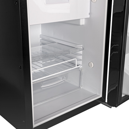 Yolco KL50D built-in compressor fridge 44 l - dual-zone with freezer, 12/24 V, Bluetooth, for motorhomes