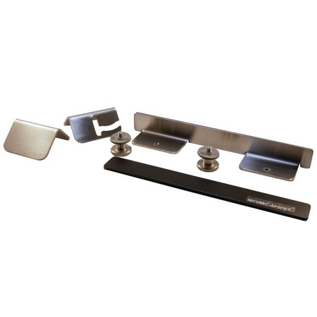 Ochrona okien kampera Secure Camper stal nierdzewna czarna L