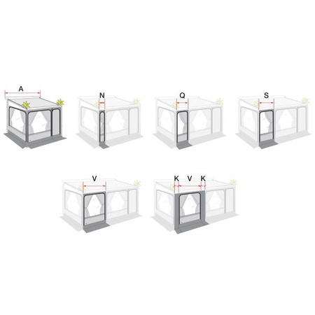 Markiza CaravanStore ZIP XL marki Fiamma, 410 cm