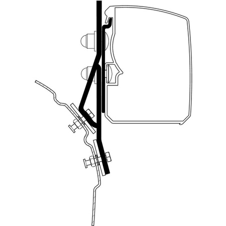 Adapter VW T4 Minivan For Thule 3200