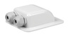 Wlot kablowy dachowy Carbest 124x93x38mm biały RM850494