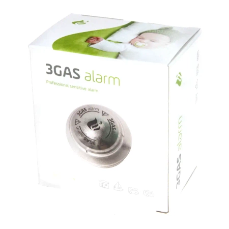 3GAS+ Alarm 12V carbon monoxide (CO), propane-butane, narcotic gases detector