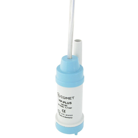 Comet VIP-PLUS submersible pump 12 V - 20 l/min, 1.1 bar, drinking water, 10 mm hose, for motorhomes and caravans