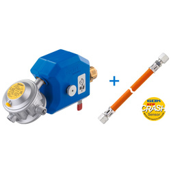 GOK Reduktor gazu z czujnikiem zderzenia Caramatic SafeDrive CSW 30 mbar 1,5 kg/h - jazda z gazem