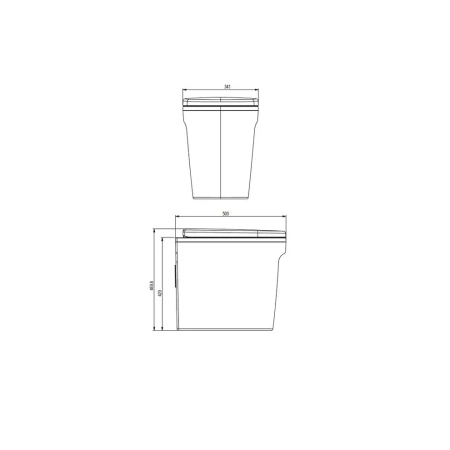 Cinderella Urinal - waterless urination toilet